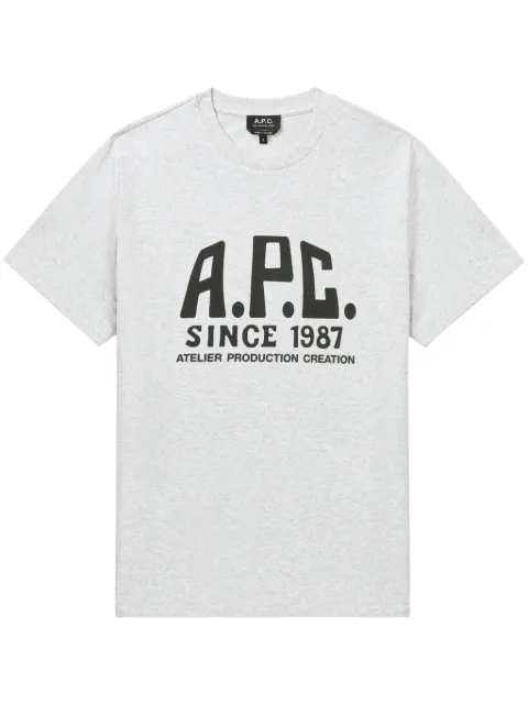 A.P.C. logo-print T-shirt