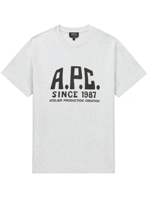 T-shirt à logo imprimé - A.P.C. - Modalova