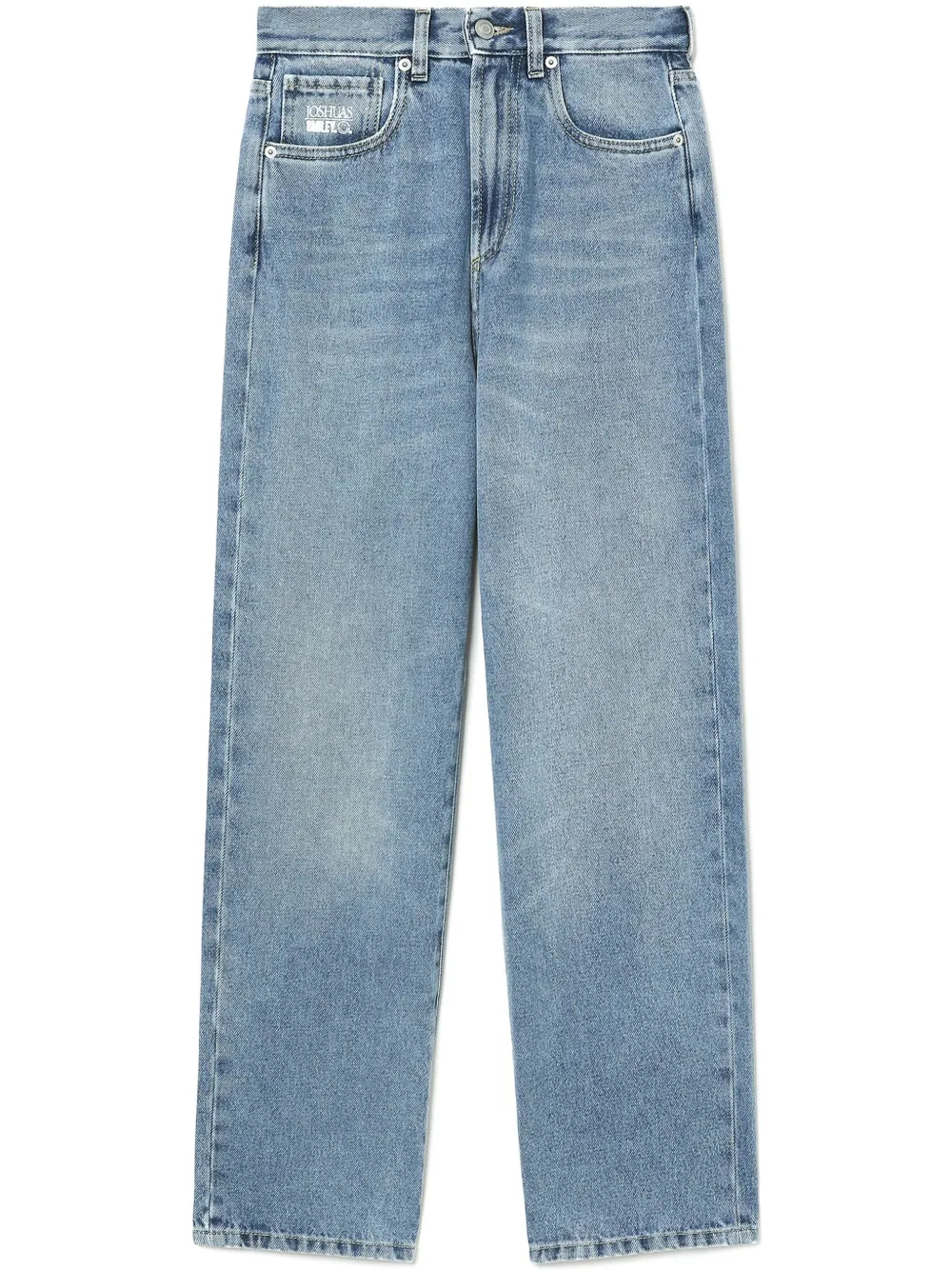 straight-leg jeans