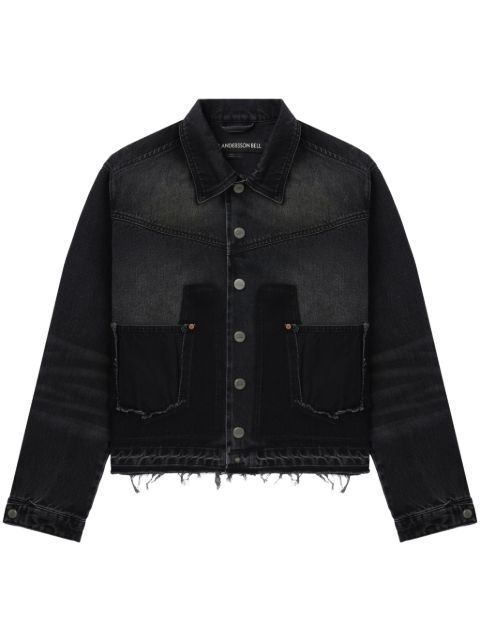 Andersson Bell unfinished-effect denim jacket