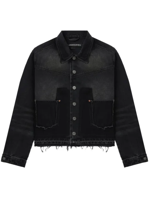 Veste en jean à effet non fini - Andersson Bell - Modalova