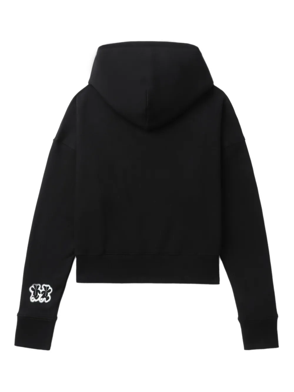We11done Cotton Hoodie | Black | FARFETCH GE