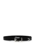 Toga leather belt - Black