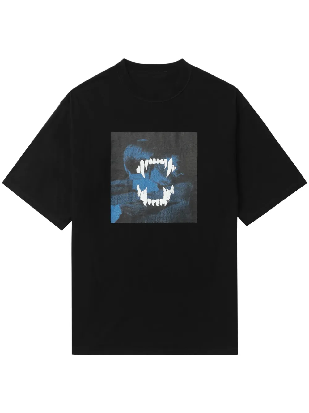 vampire-print T-shirt