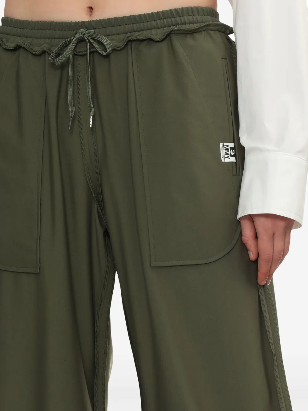 Maison MIHARA YASUHIRO Broek met print Groen