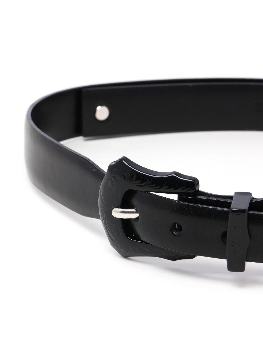 Toga leather belt - Zwart