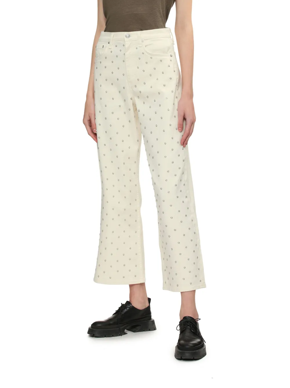 rag & bone Jeans met vlakken Beige