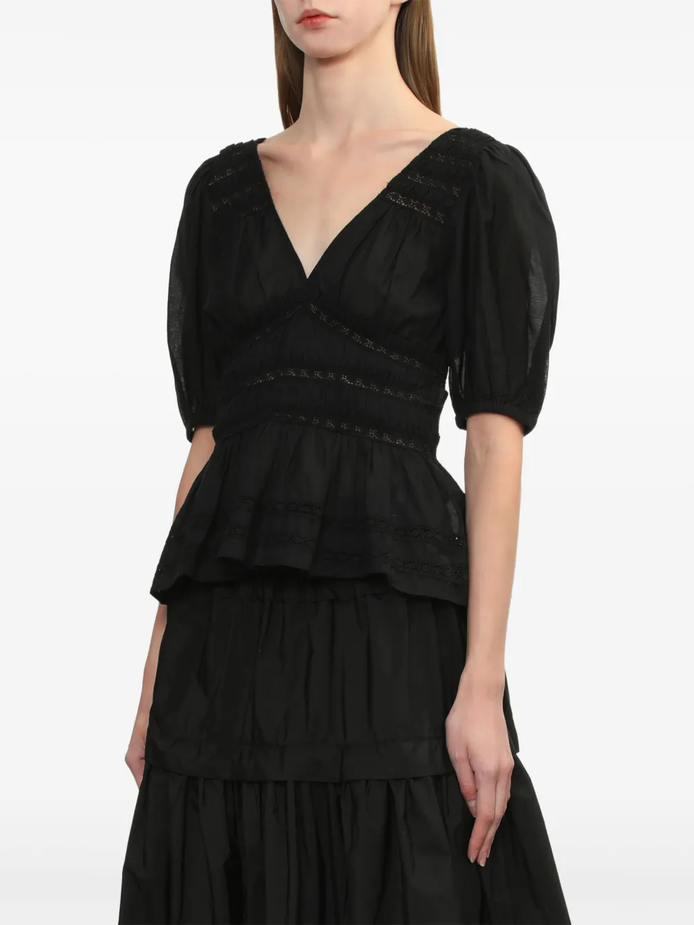 Sea Nomi blouse Zwart