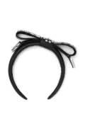 Toga metal ribbon headband - Black