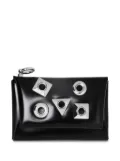 Toga metal motif card case - Black