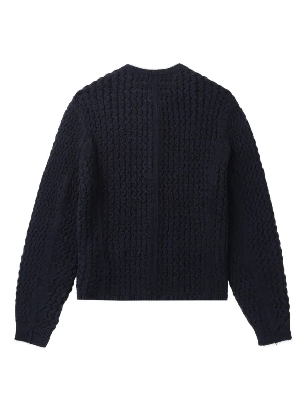 Rag & Bone contrasting-trim Cardigan | Blue | FARFETCH AO