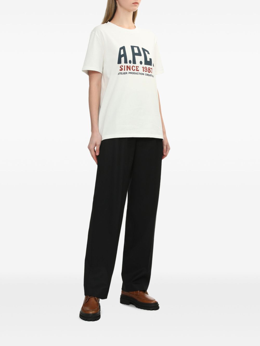 A.P.C. Wollen broek - Zwart