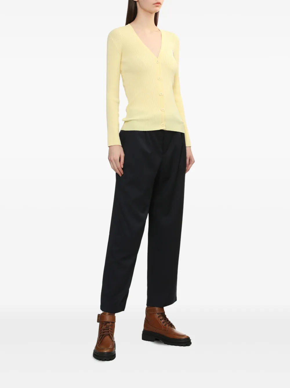 Joshua Sanders smiley-motif trousers - Blauw