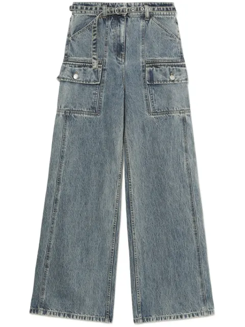 3.1 Phillip Lim جينز بحزام وقصة واسعة