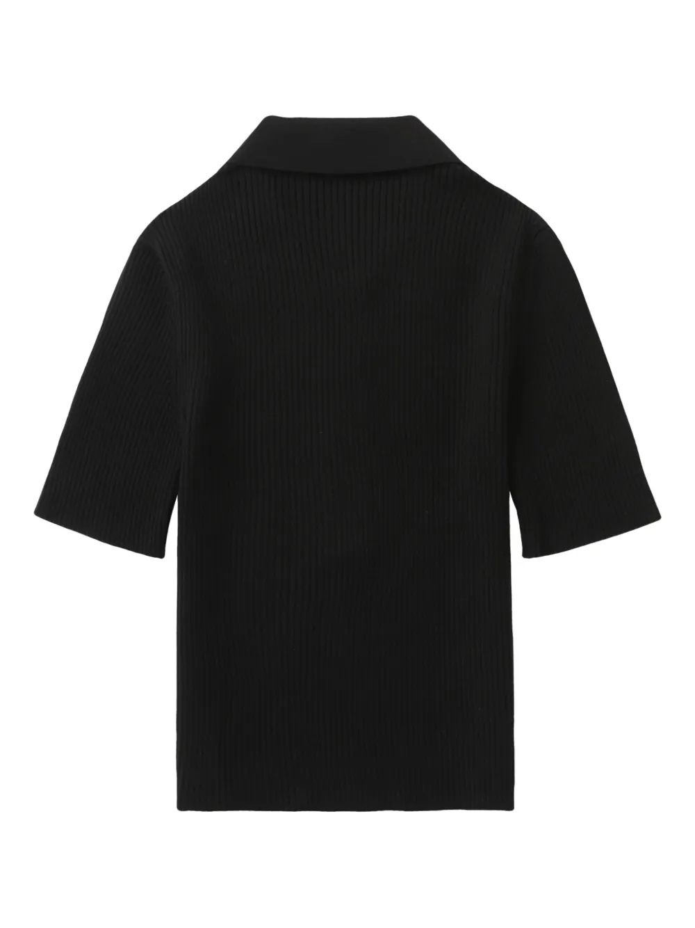 【新品】A.P.C. シャツジャケット 34 A.P.C. リブ ポロシャツ | ブラック | FARFETCH JP
