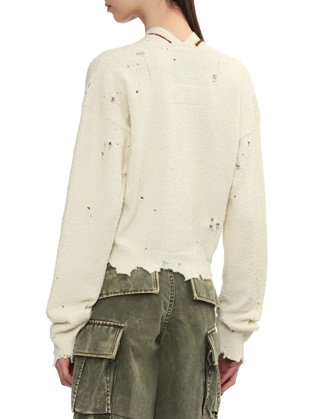 Maison MIHARA YASUHIRO Vest van katoenblend Wit