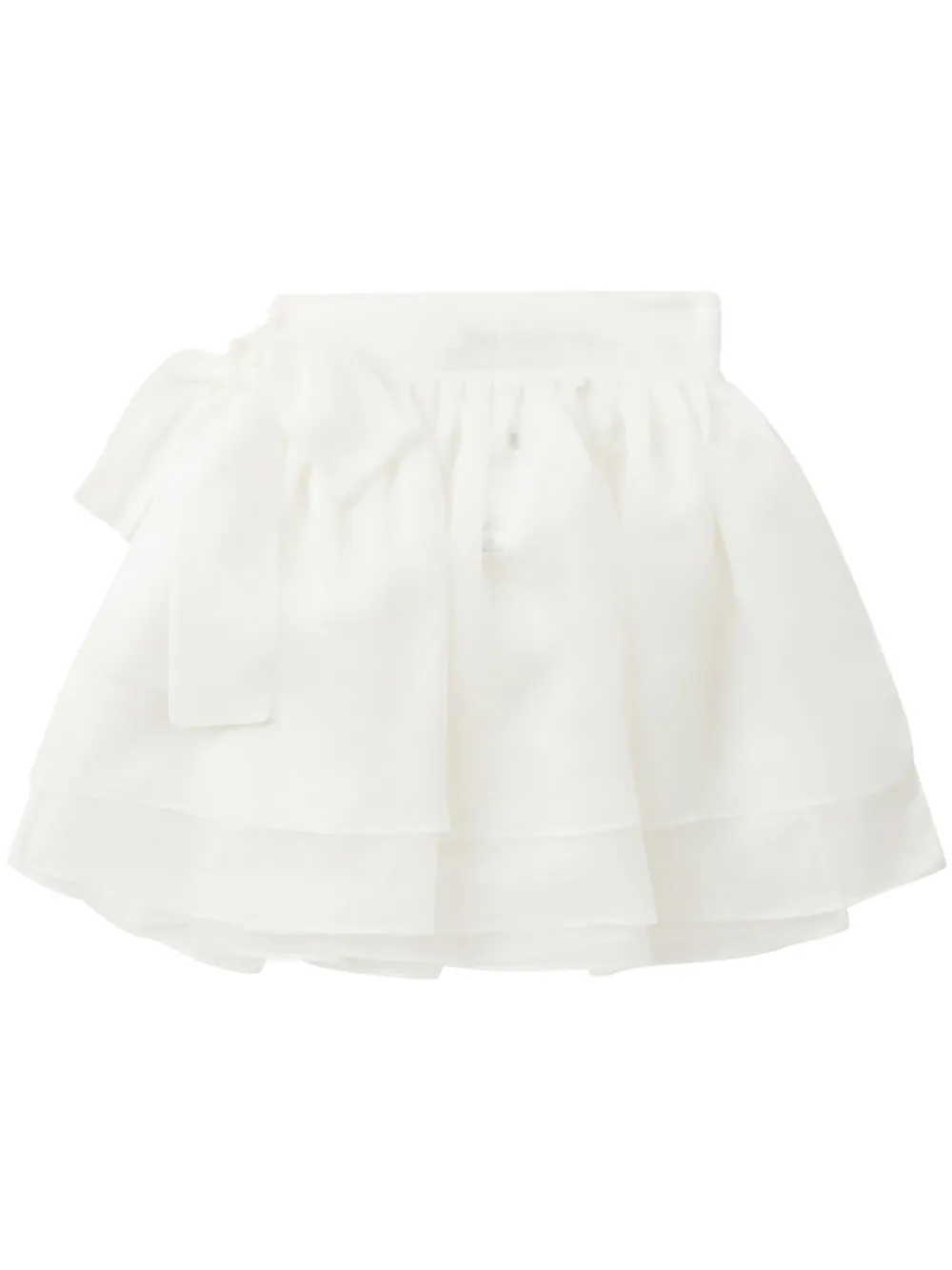 bow-detailing mini skirt