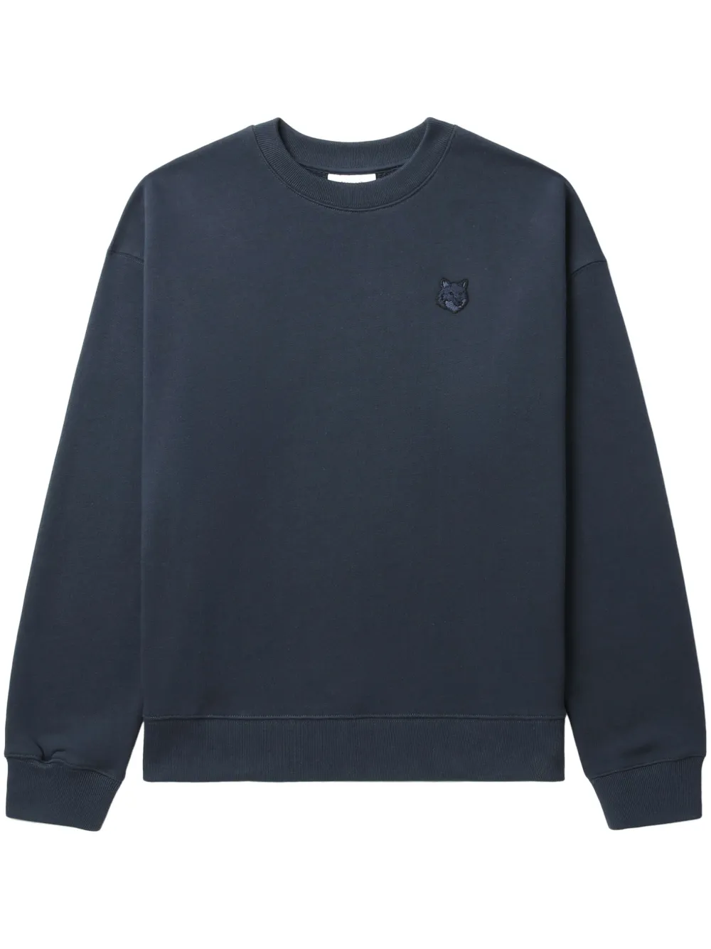 MAISON KITSUNÉ BOLD FOX HEAD-PATCH SWEATSHIRT