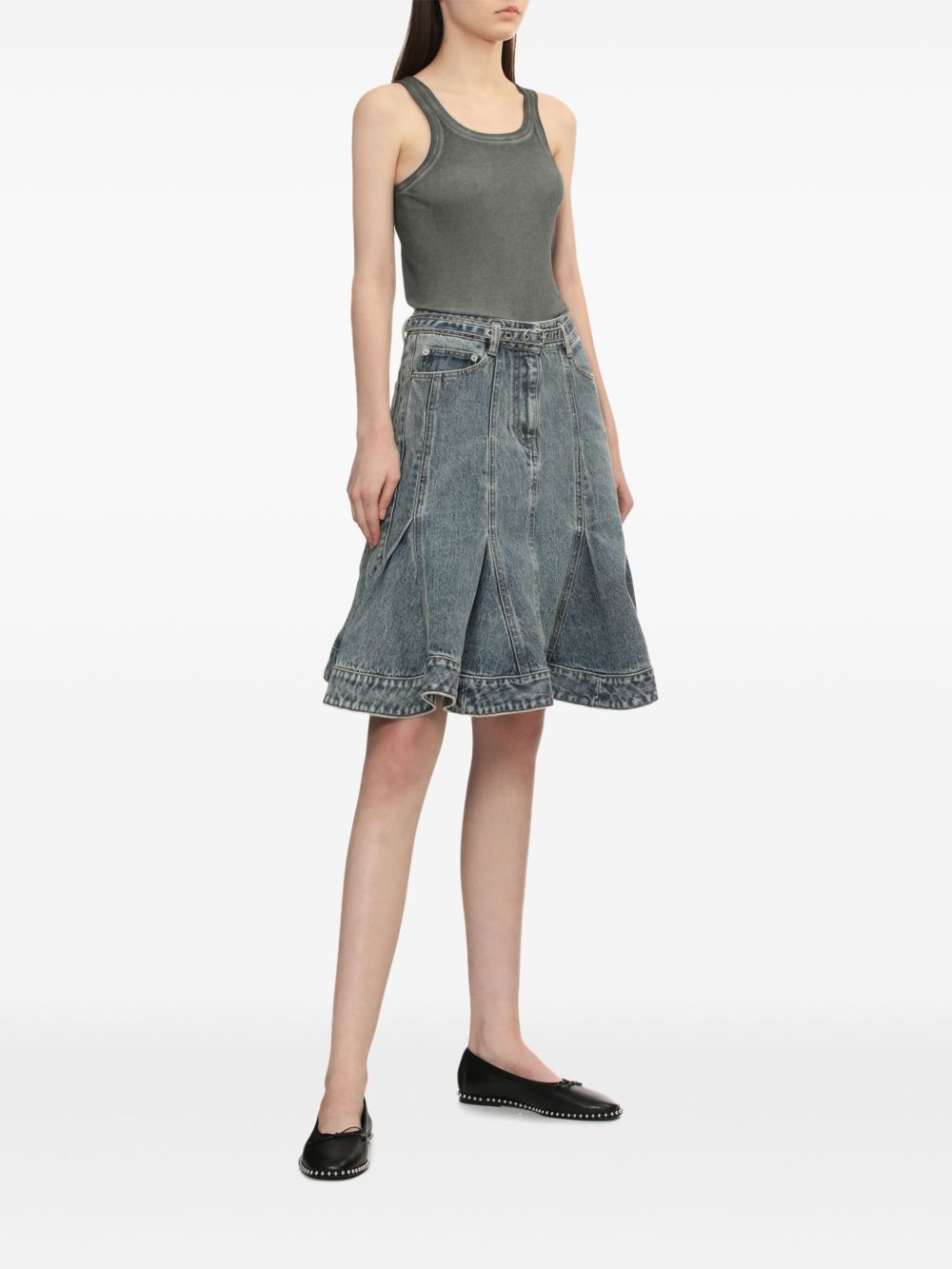 3.1 Phillip Lim Denim rok - Blauw