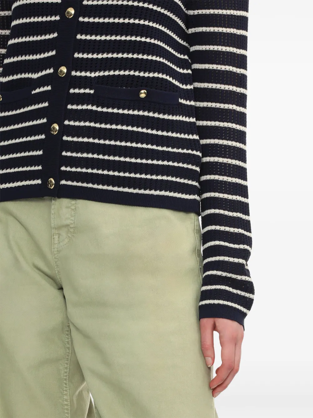 Rag & Bone Button-up Cardigan In 蓝色