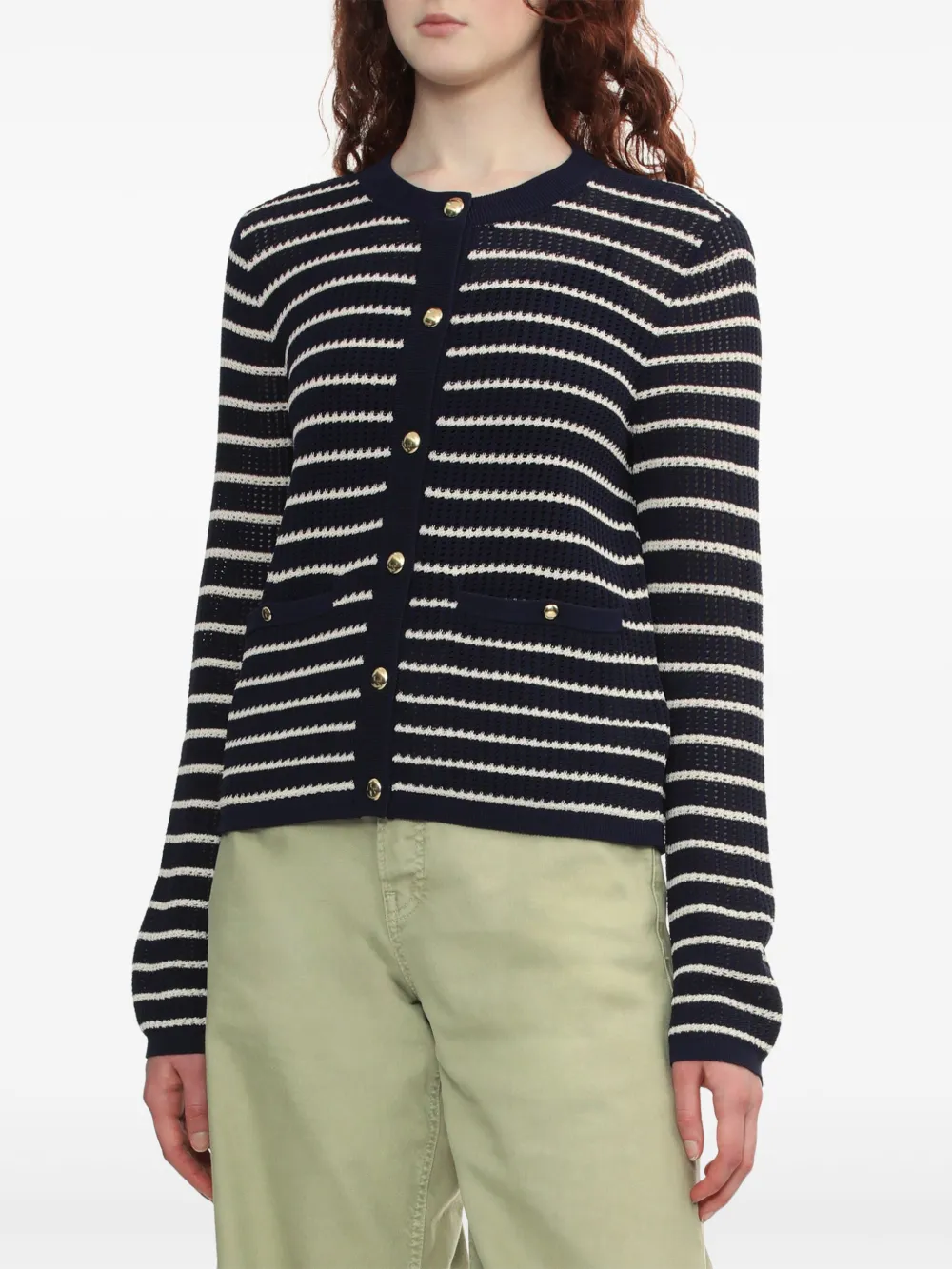 Rag & Bone Button-up Cardigan In 蓝色