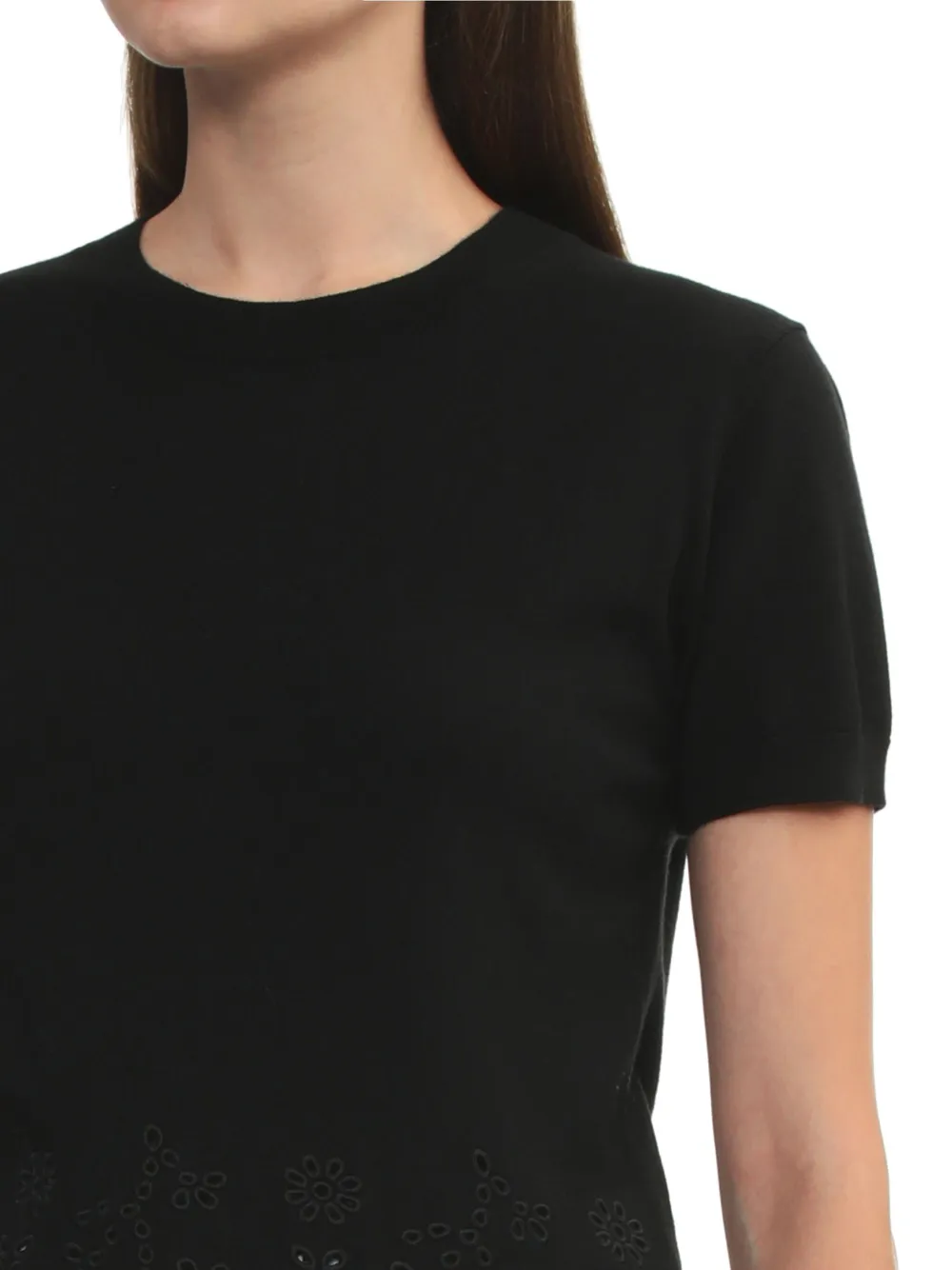 A.P.C. T-shirt met borduurwerk Zwart