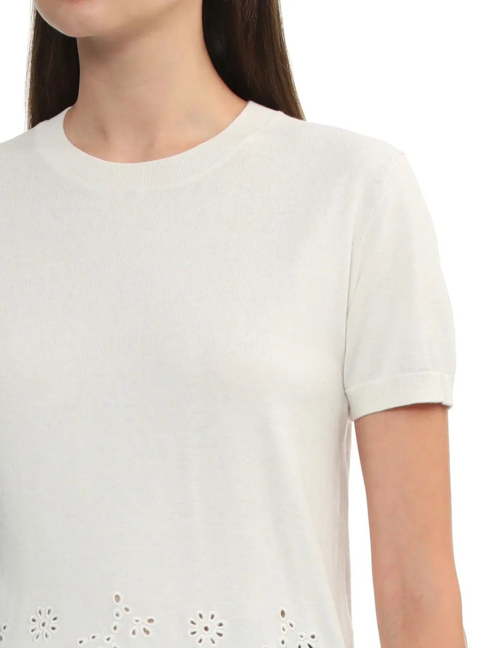 Apc Embroidered T-shirt In White