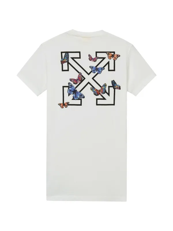 Off-White Kids Printed T-shirt Dress | White | FARFETCH