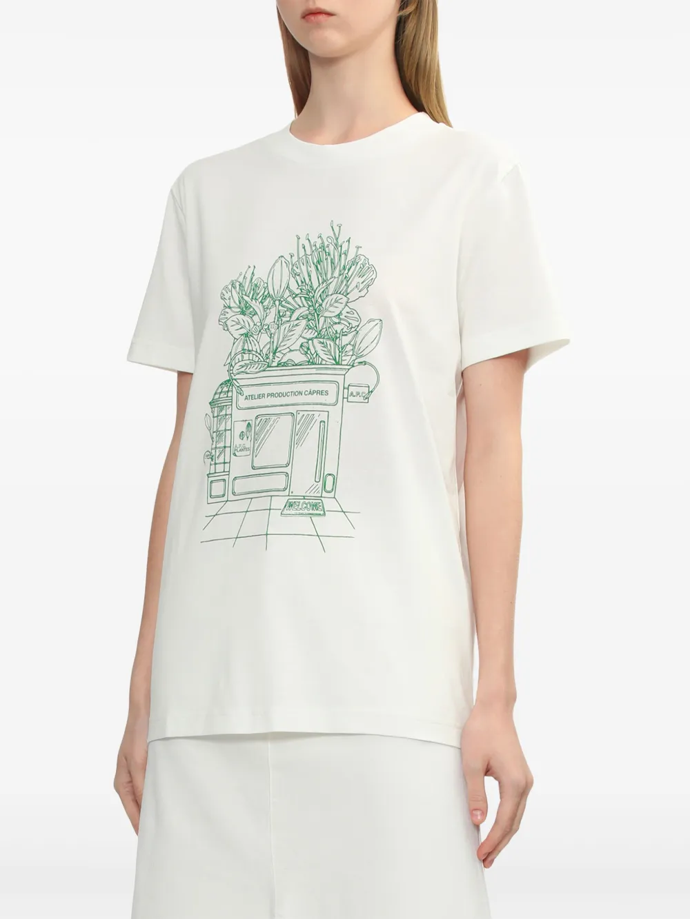 A.P.C. Magasin T-shirt Wit