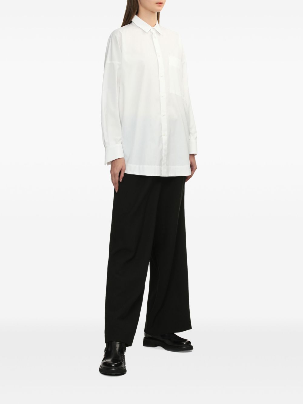 Enföld drop-shoulder shirt - Wit