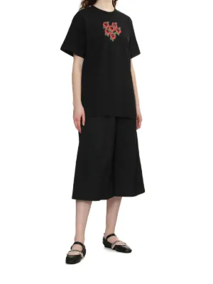 ラッフルトリム クロップドパンツ Simone Rocha x H&M 32