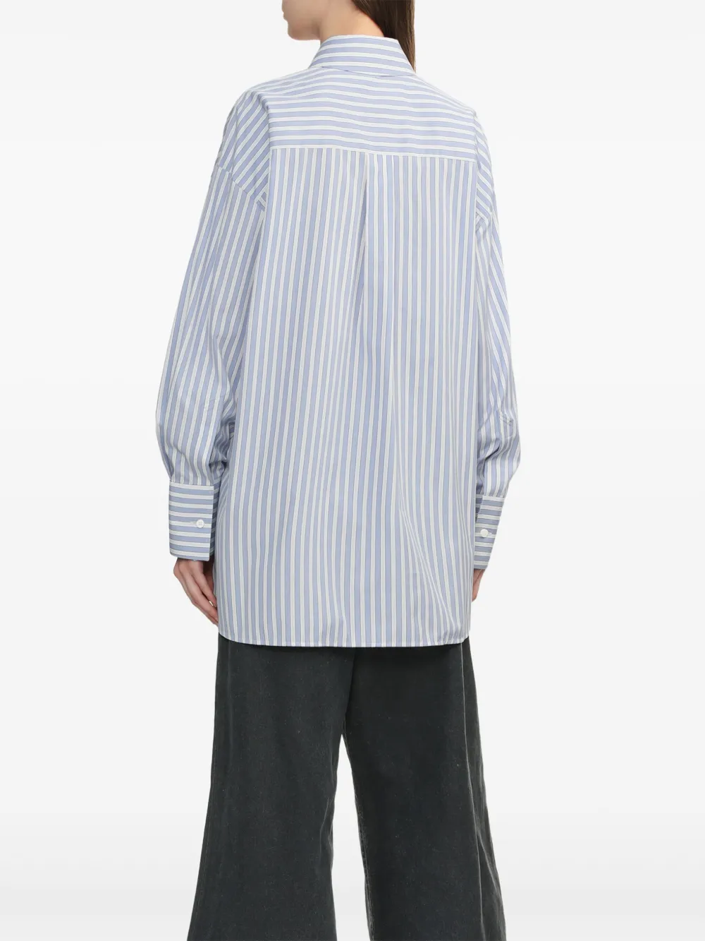 The Attico Blouse met kant Wit