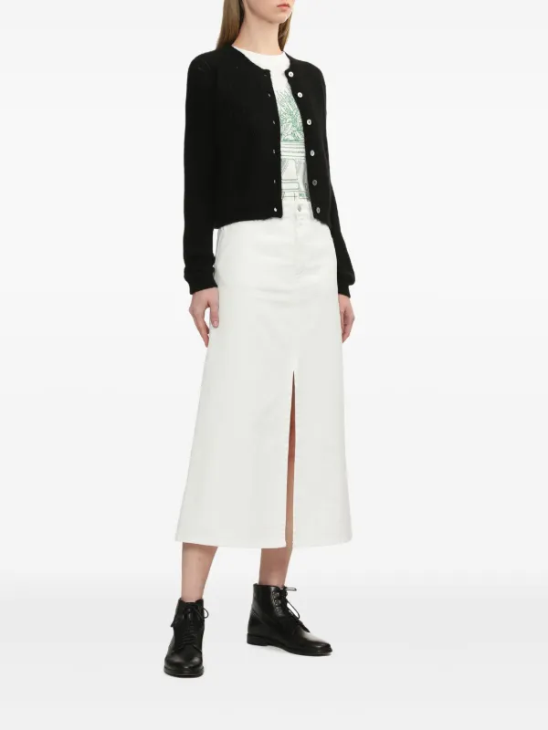 【makichi】極美品 A.P.C. アルパカカーディガン 黒 A.P.C. Milo カーディガン | ブラック | FARFETCH JP