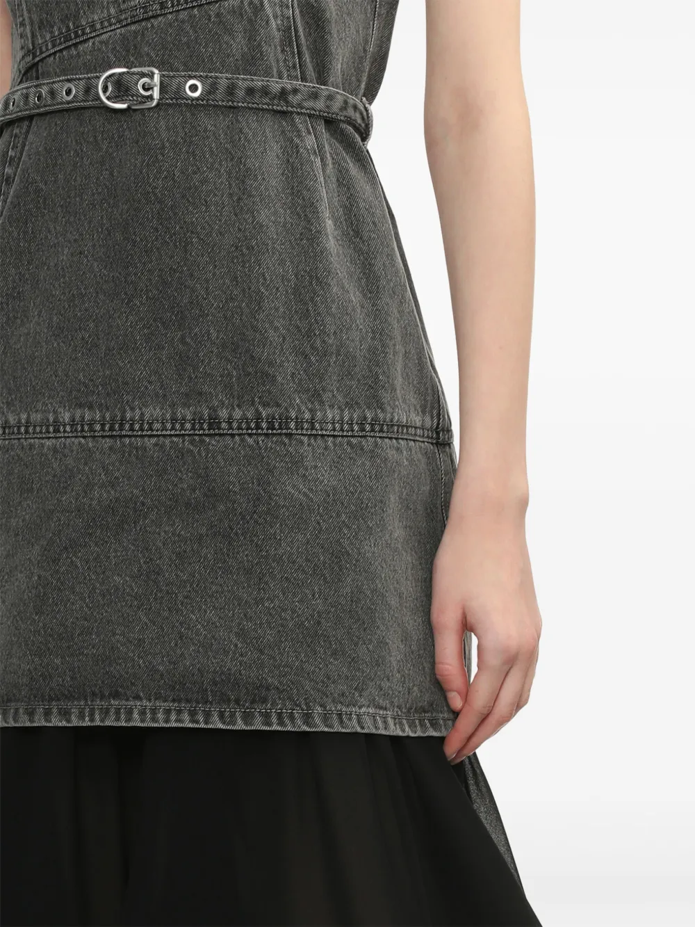 Shop 3.1 Phillip Lim Denim Skirt In 灰色