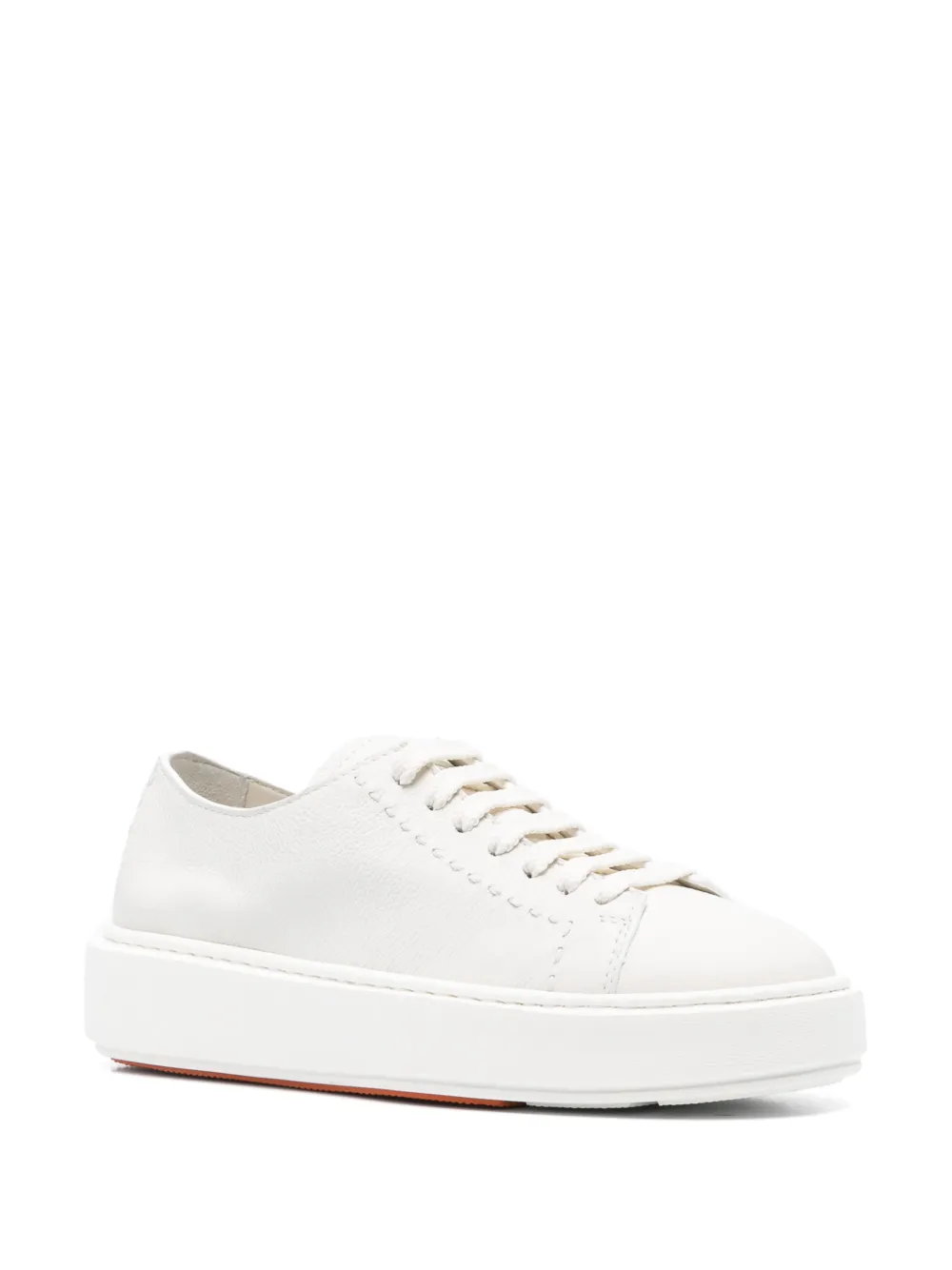 Santoni Leren sneakers - Wit