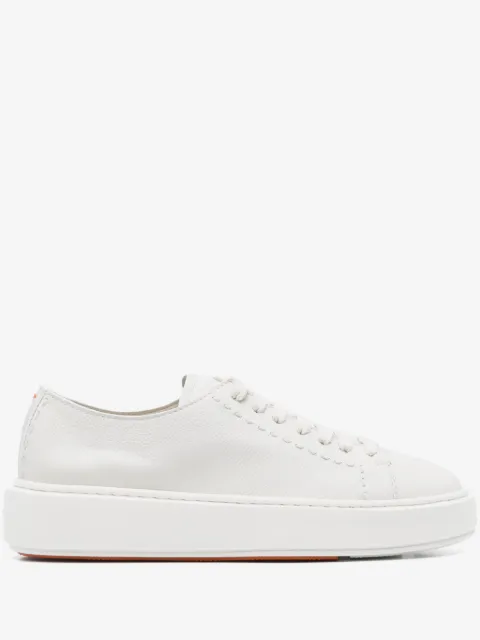 Santoni Tênis de couro
