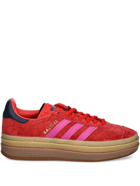 adidas 绒面皮厚底运动鞋