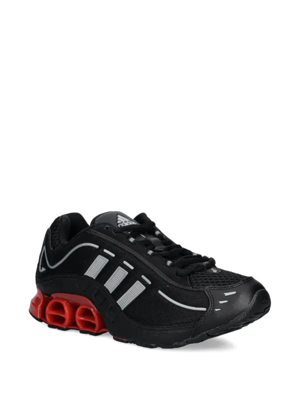 Adidas メッシュパネル スポーツシューズ | ブラック | FARFETCH JP
