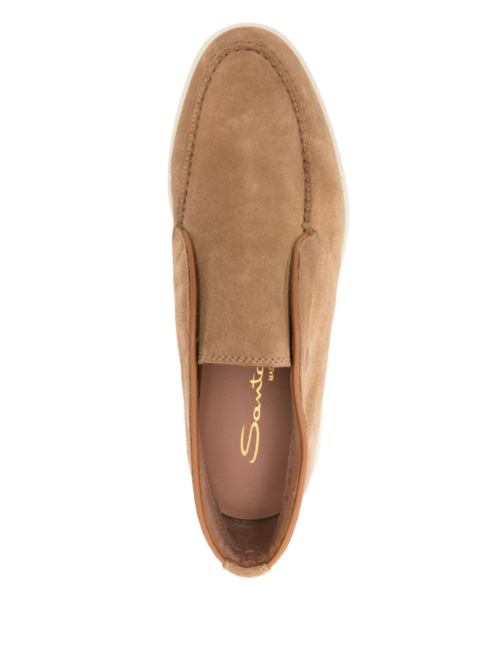 Santoni suede boots Neutrals