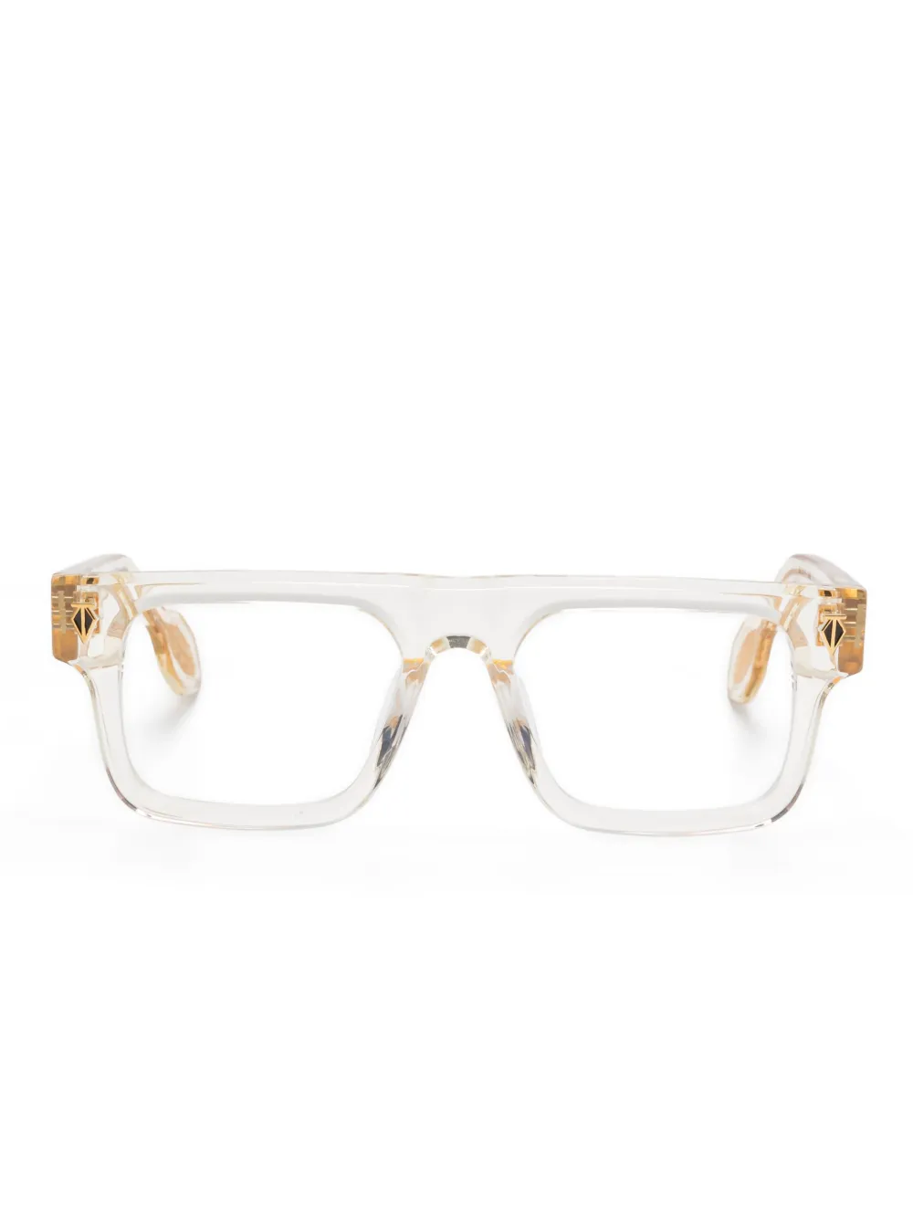 T Henri Eyewear スクエア眼鏡フレーム - ホワイト T Henri Eyewear スクエア眼鏡フレーム - ホワイト