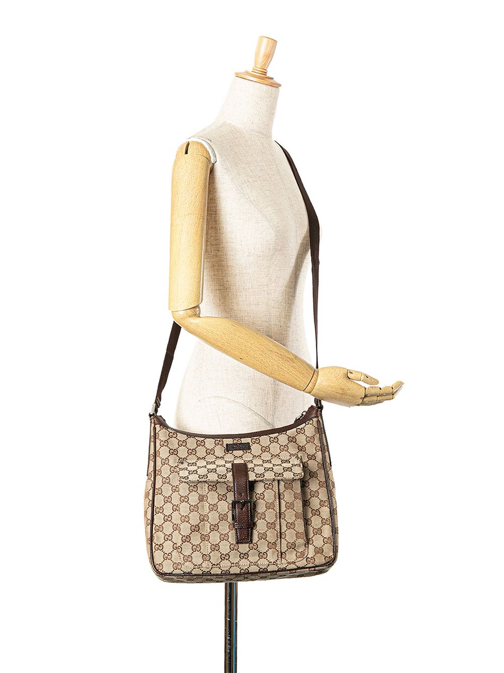 Gucci Pre-Owned 2000-2015 GG Canvas crossbodytas - Bruin