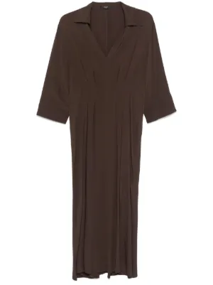 オールインワン・サロペット Seventy Flared Midi Dress With V-Neckline And Kimono Sleeves Seventy Flared Midi Dress With V-neckline And Kimono Sleeves