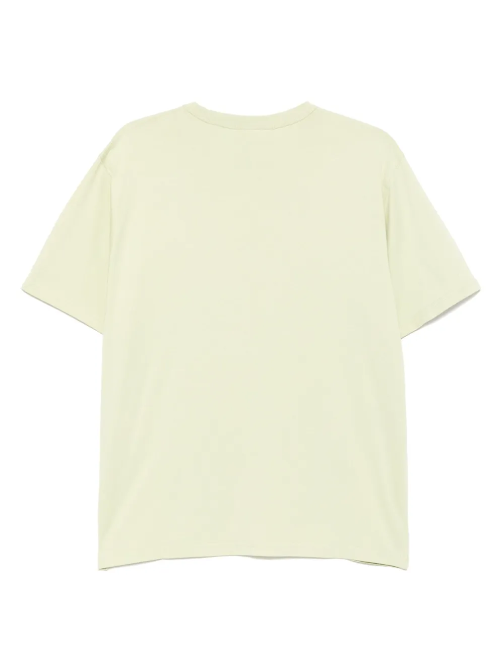 CAFÉ KITSUNÉ Barista Fox Patch relaxed T-shirt - Groen