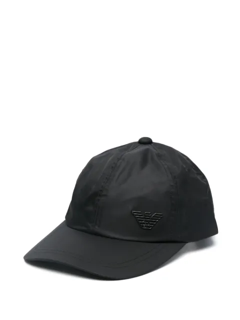 Emporio Armani logo-plaque cap