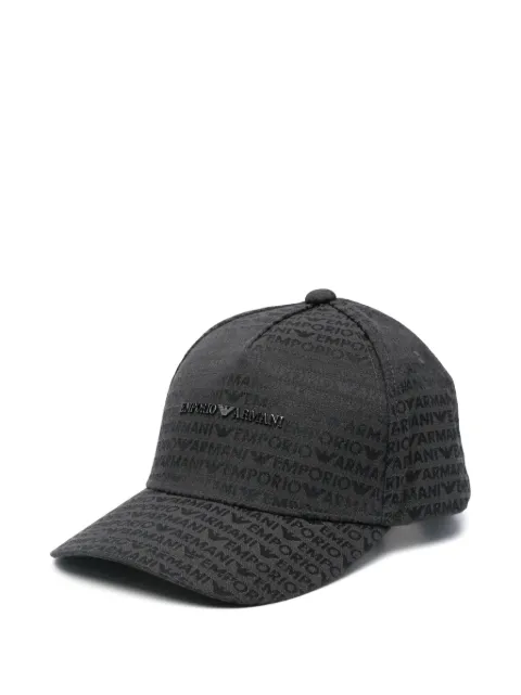 Emporio Armani logo-jacquard cap