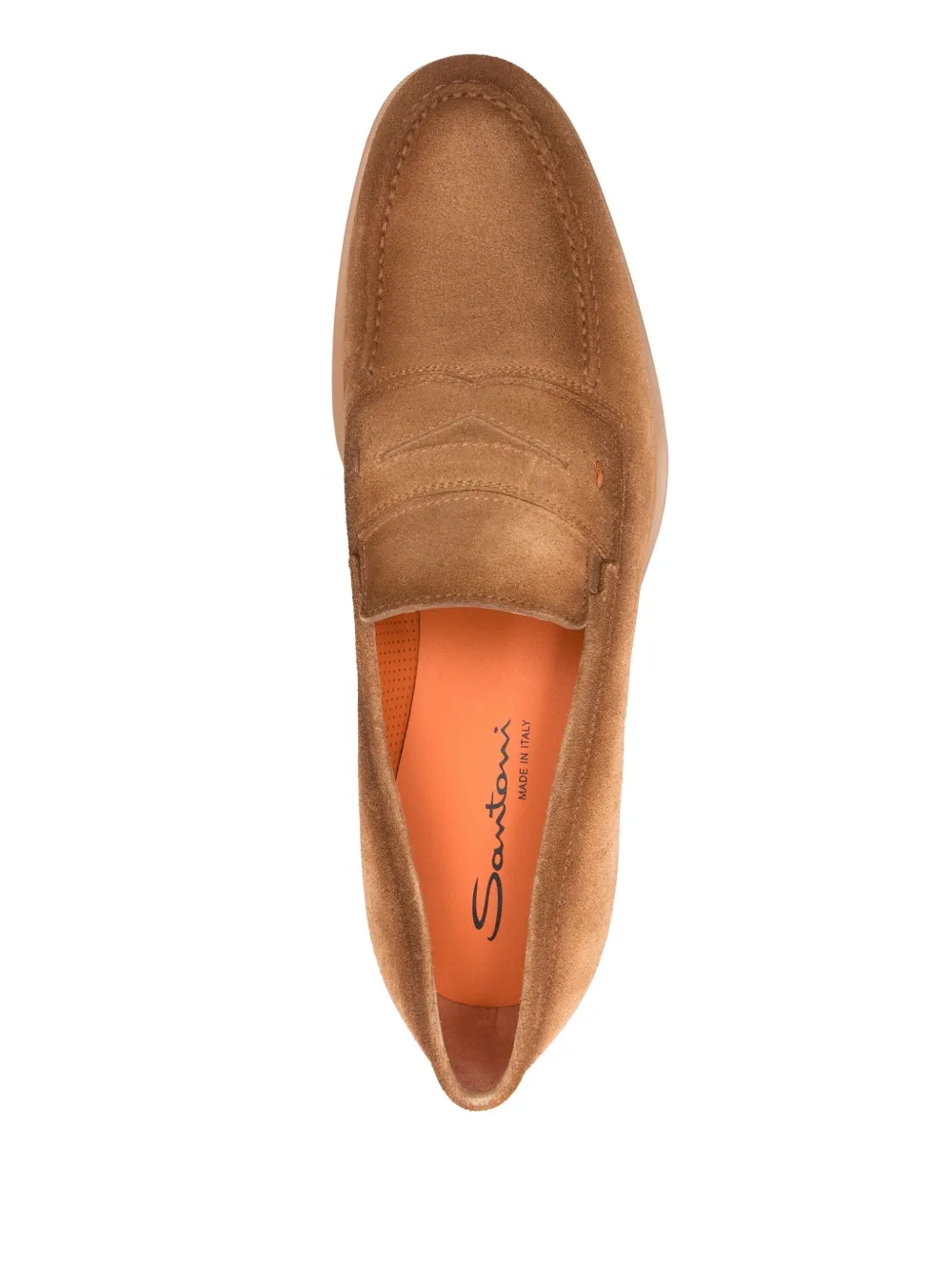 Santoni Suède loafers Bruin