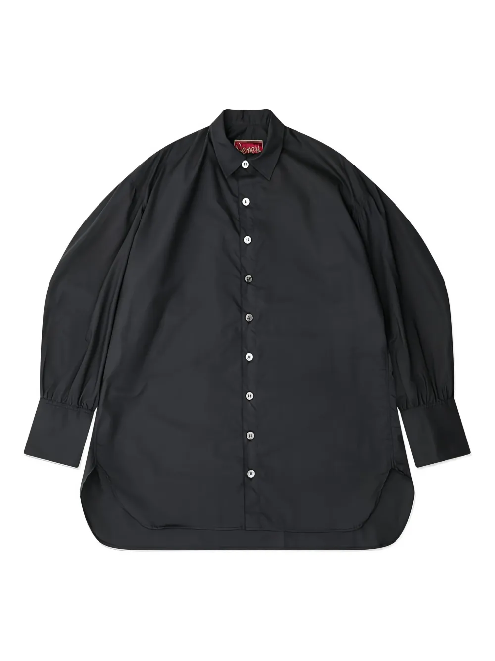 Christopher Nemeth long-sleeve curved-hem shirt | White | Image 1