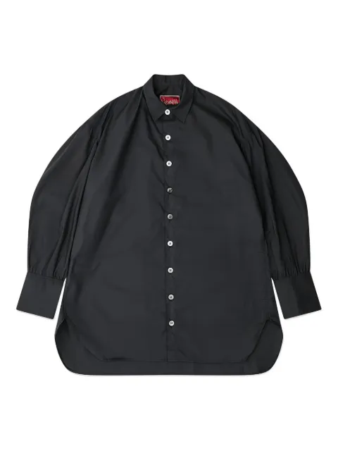 Christopher Nemeth long-sleeve curved-hem shirt