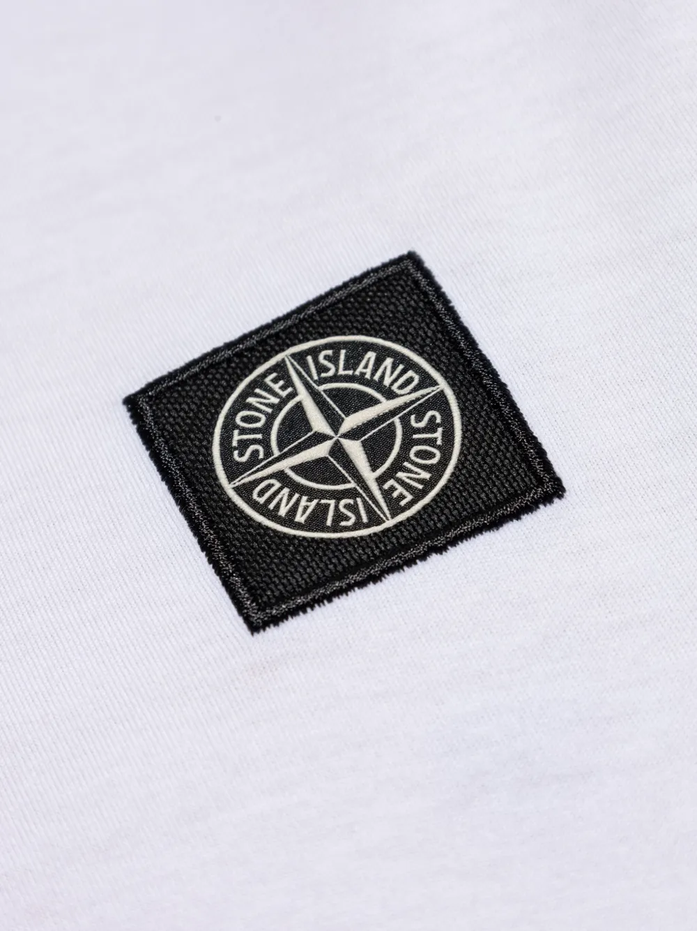 Stone Island Katoenen jersey T-shirt Wit