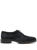 Santoni suede Oxford shoes - Blue